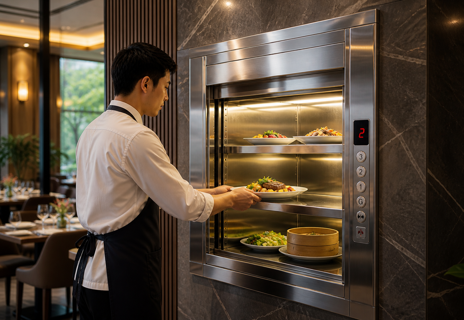 Thang máy tải thực phẩm